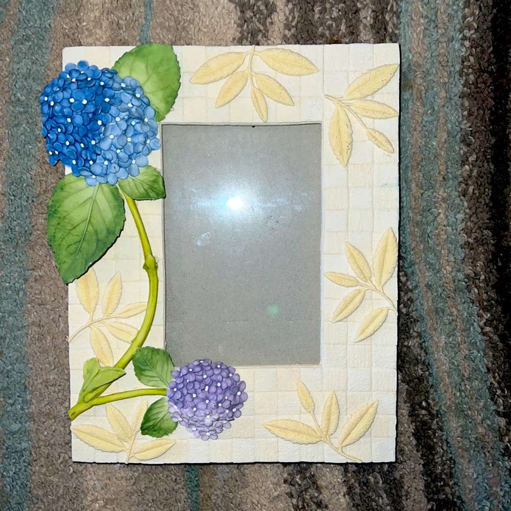 Ceramic picture frame
